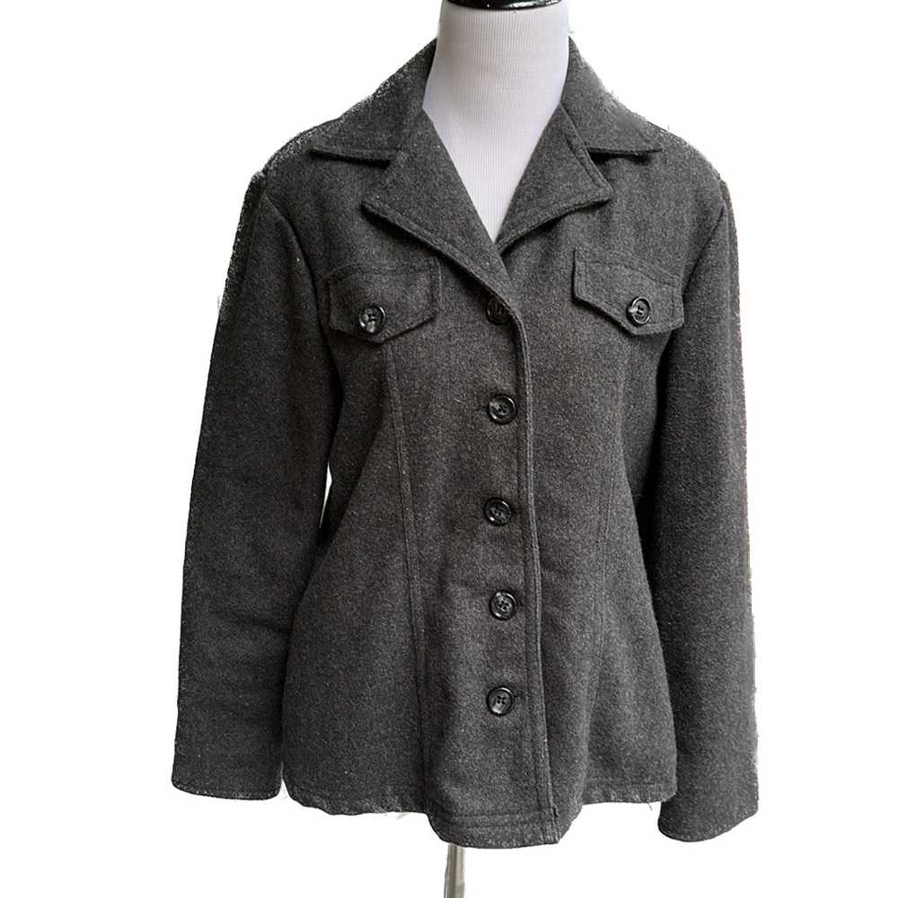 Two of Us Original NYC Clothing Wool Blend Gray Jacket M